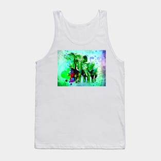 Elephant Family Tank Top